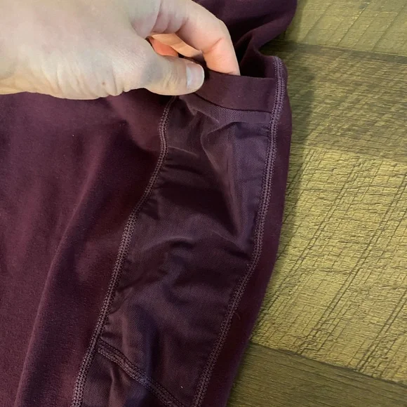 EUC Fabletics Powerhold Deep Purple Leggings and Capri Two Pairs - Picture 2 of 10